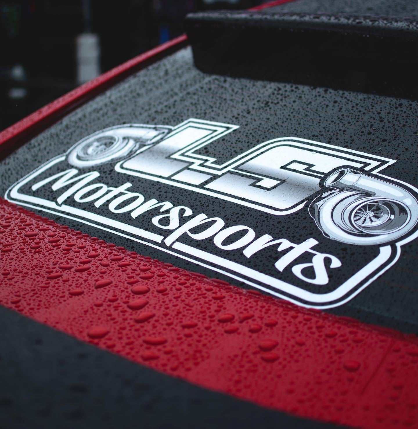 L.S Motorsports Rear Window Sticker - Sedan