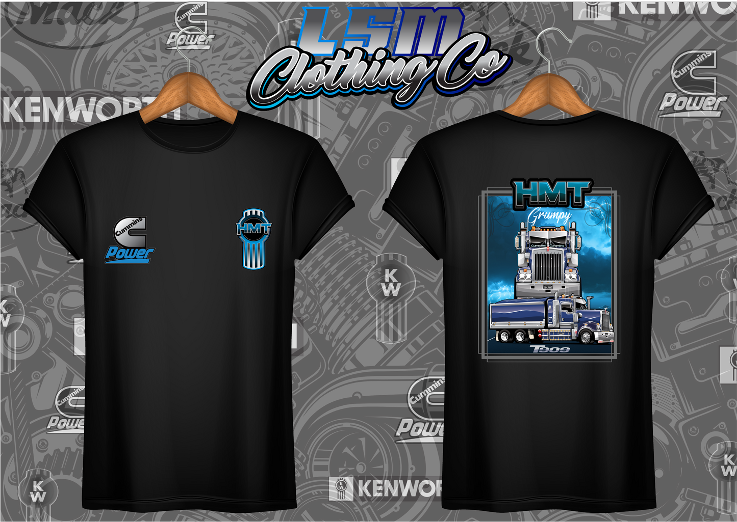 GRUMPY T909 Kenworth Truck Design - HMT