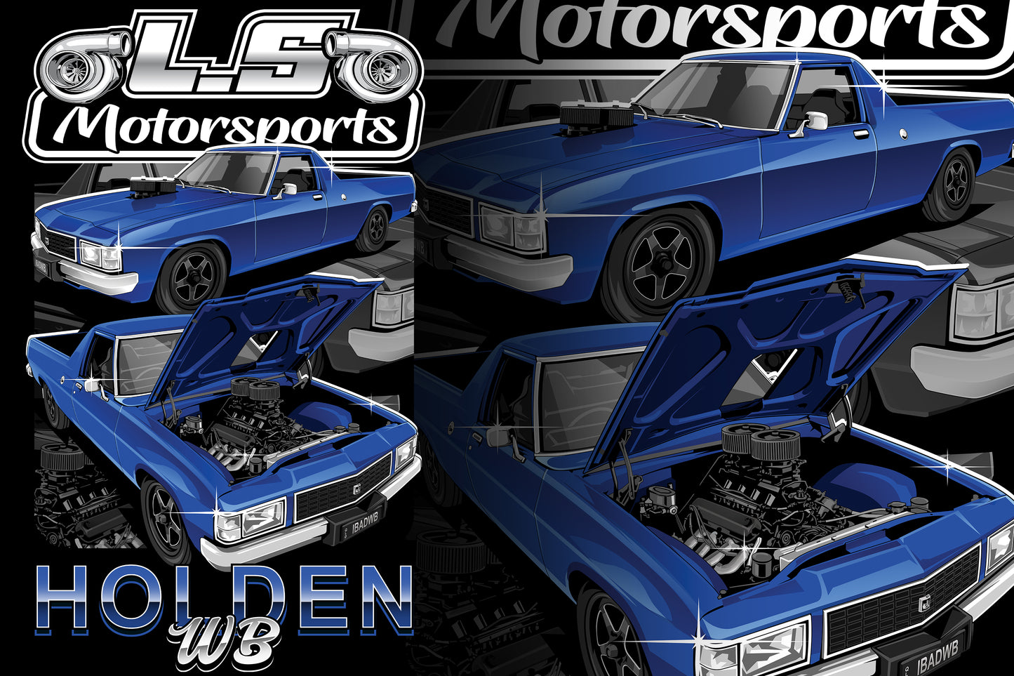 Holden WB - L.S Motorsports Design - 1BADWB