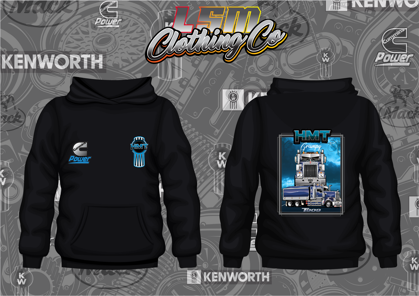 GRUMPY T909 Kenworth Truck Design - HMT
