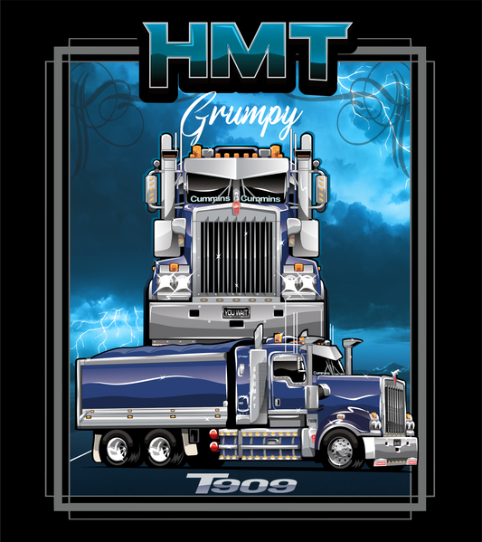 GRUMPY T909 Kenworth Truck Design - HMT