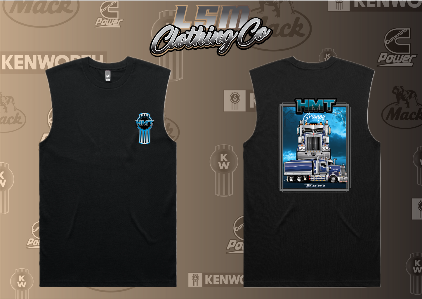 GRUMPY T909 Kenworth Truck Design - HMT