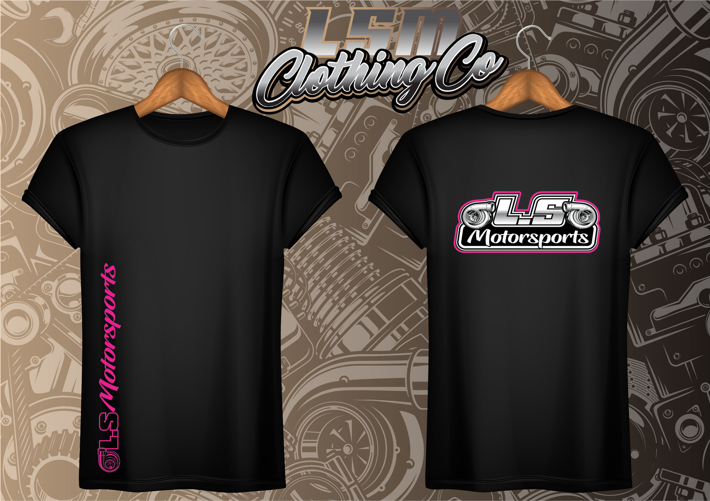 L.S Motorsports Classic Design - PINK
