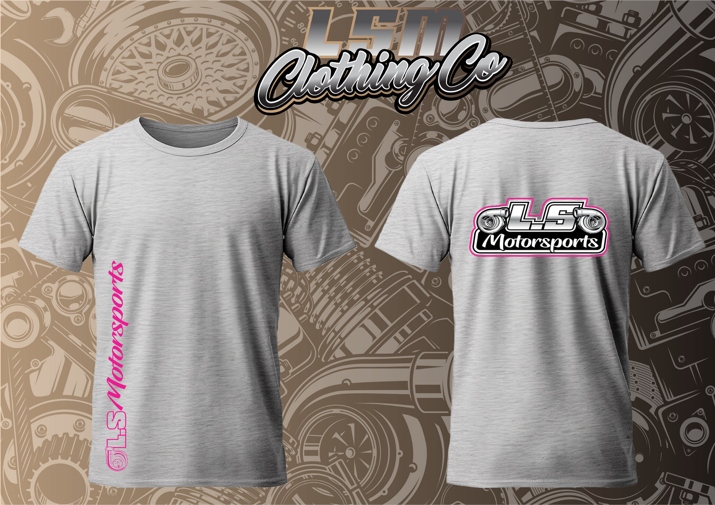 L.S Motorsports Classic Design - PINK