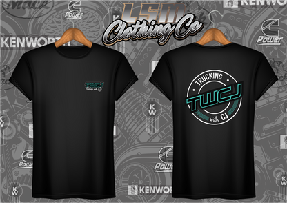 Trucking with CJ - Classic Design T-Shirts