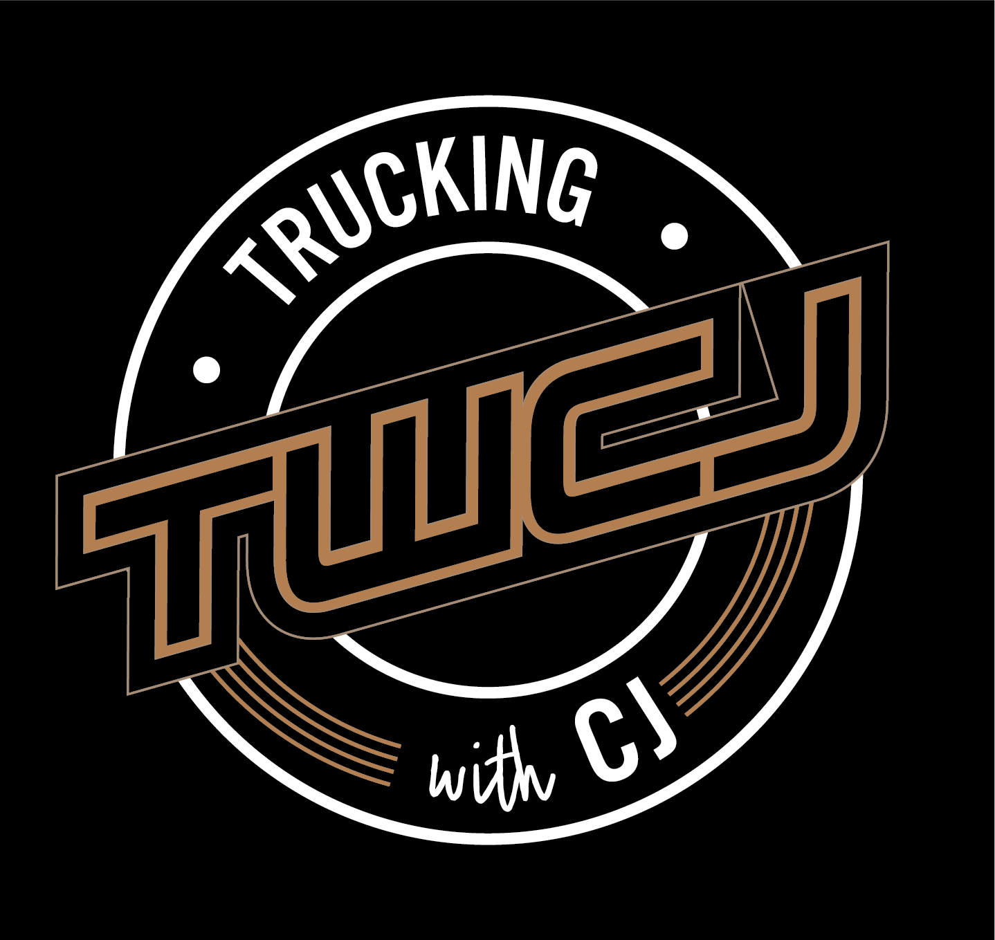 Trucking with CJ - Classic Design T-Shirts