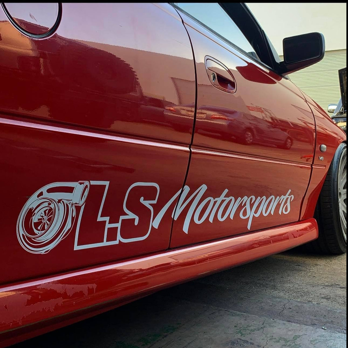 Ls Racing Decal L.S Motorsports Door Banner Sticker – LSM Clothing Co.